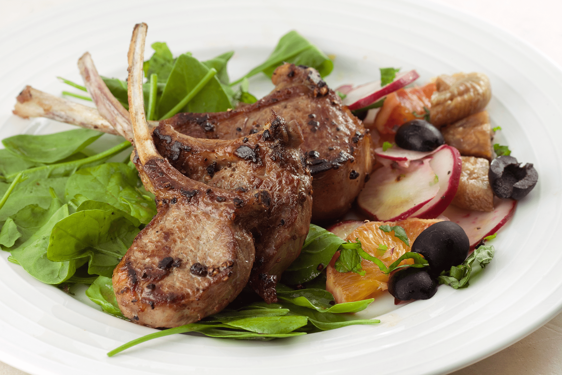April Recipe of the Month New Zealand Spring Rack of Lamb · Merri