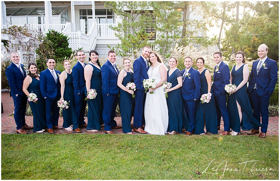 Wedding Mallard Island Yacht Club in Long Beach Island, NJ